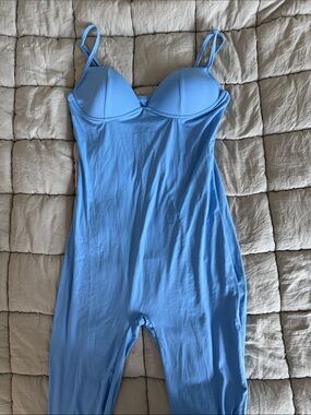 Light Blue Women’s Bodysuit Shapewear Romper